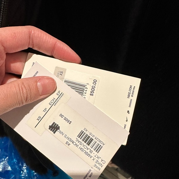 Nike x AMBUSH Black Faux Fur Reversible Jacket - Picture 6 of 7